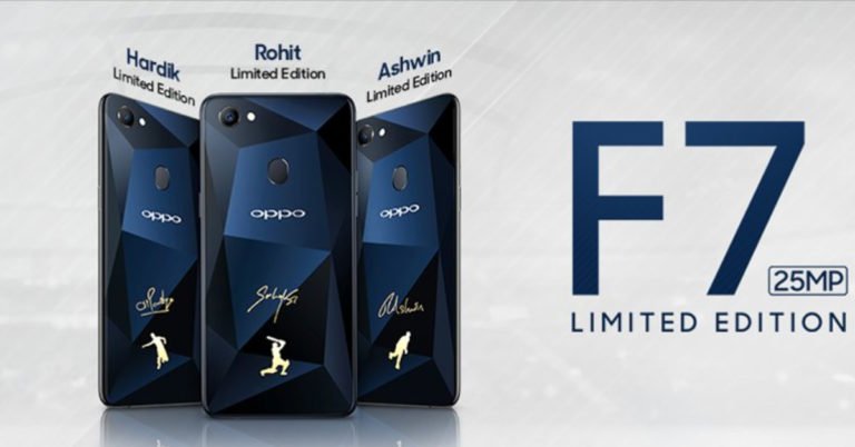 Oppo F7 Diamond Black: Cricket Limited Edition launched in India