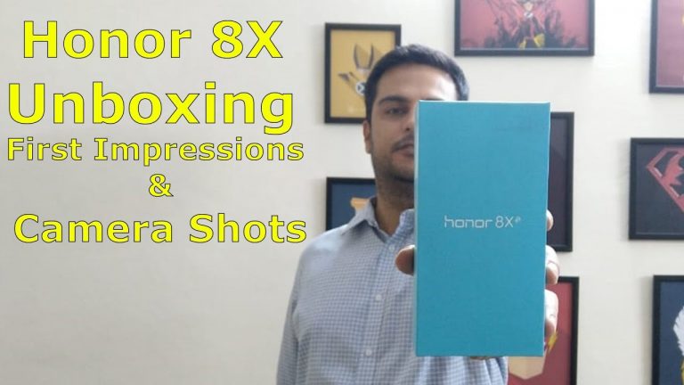 [Video] Honor 8X Unboxing, First Impressions and Camera Shots
