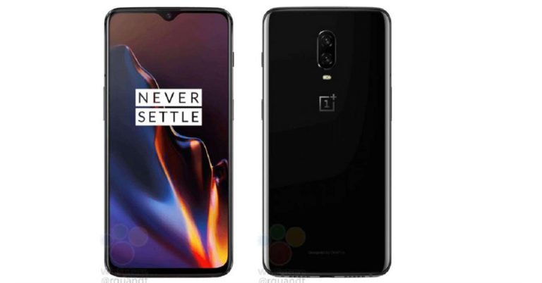 OnePlus 6T render reveals a water-drop notch and no triple-rear camera setup