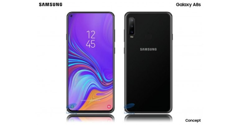 Samsung Galaxy A8s renders
