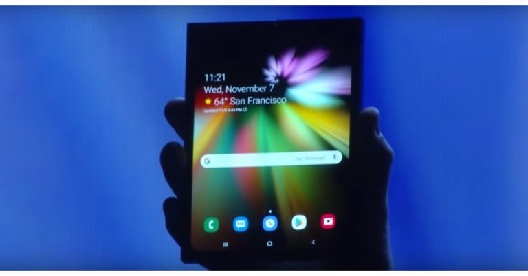 Samsung foldable phone