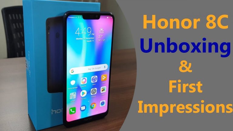 [Video] Honor 8C: Unboxing and First Impressions