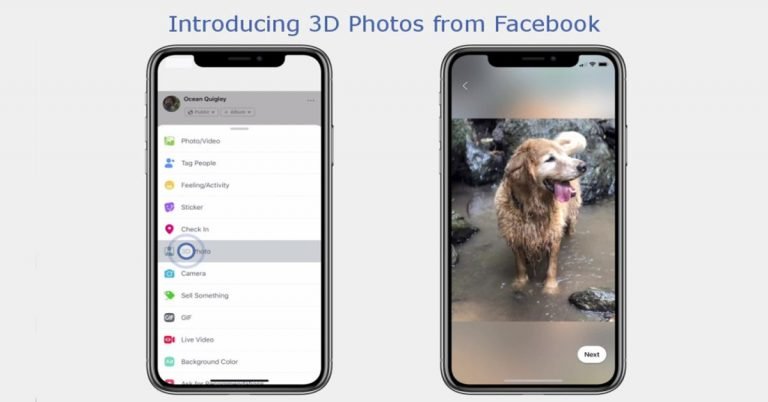 Facebook 3D image