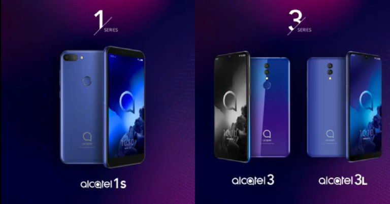 Alcatel 3 (2019), Alcatel 3L and Alcatel 1S launched: Price and Specifications