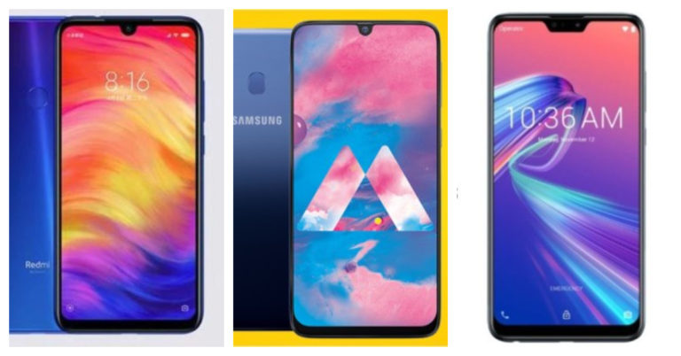 Xiaomi Redmi Note 7 vs Samsung M30 vs Asus Zenfone Max Pro M2: Comparison