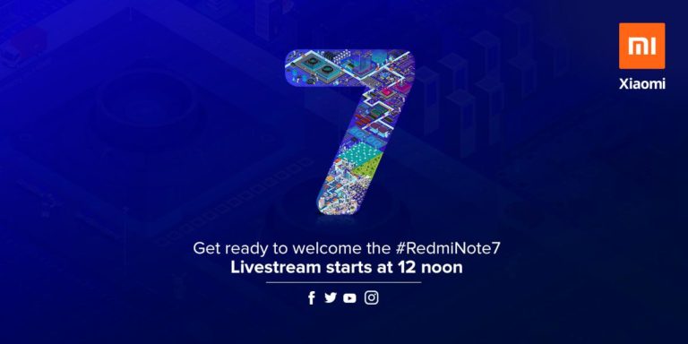 Xiaomi Redmi Note 7 with 48MP primary camera, 4,000mAh battery to launch in India today: How to watch the livestream