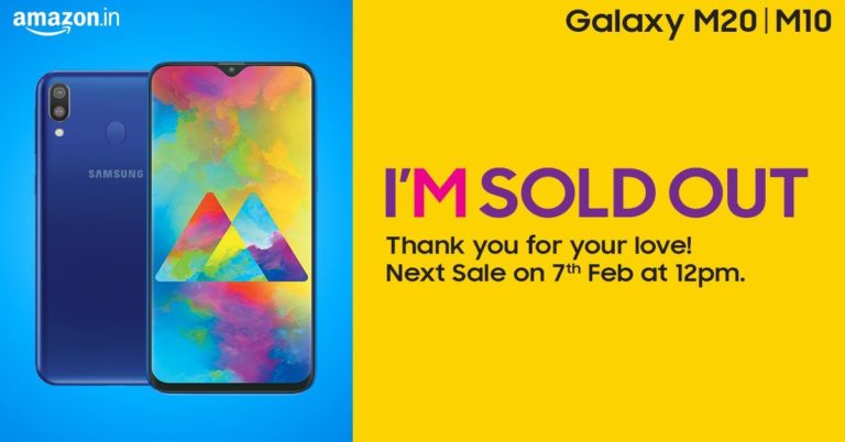 Samsung M Series next sale goes live on 7th February