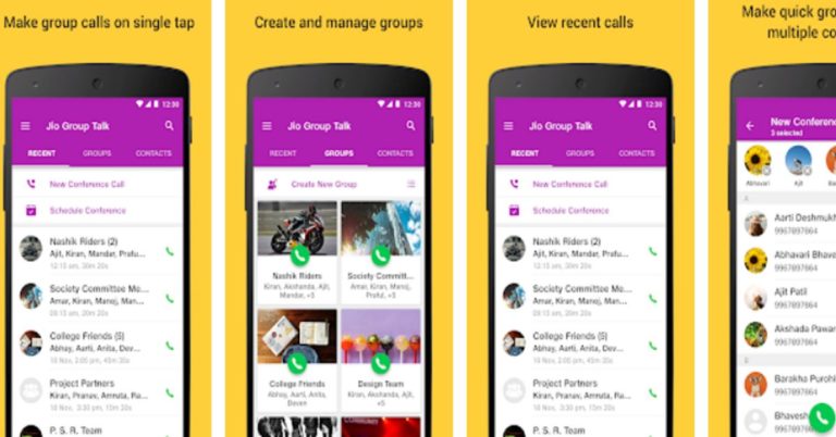 Now you can talk up to 10 people at the same time with Jio Group Talk