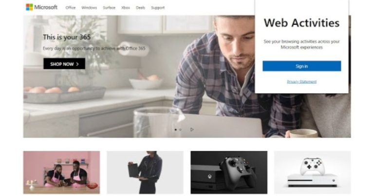 Microsoft chrome extension