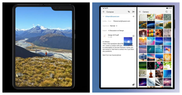 Samsung Galaxy Fold vs Huawei Mate X: Comparison
