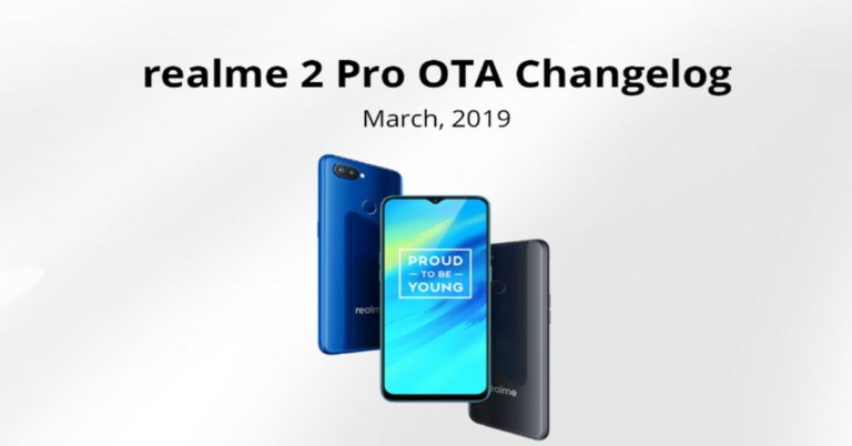 Realme 2 Pro, Realme 2 and Realme C1 start receiving the ColorOS update with March Android security patch