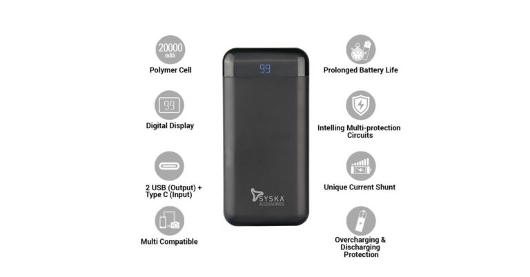 Syska Power Vault 200 power bank launched in India: Price and specifications