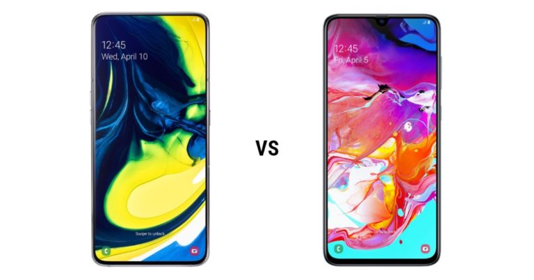 Samsung Galaxy A80 vs Samsung Galaxy A70 (1)