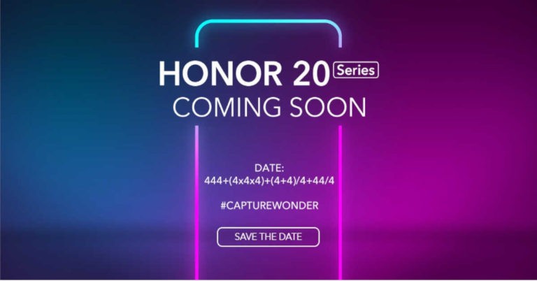 Honor 20 launch live stream