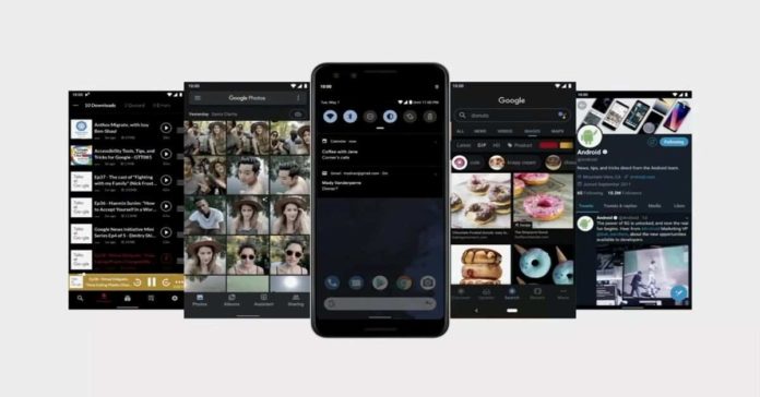 Android Q Dark Mode