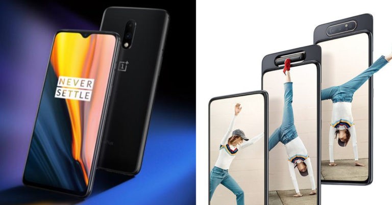OnePlus 7 vs a80
