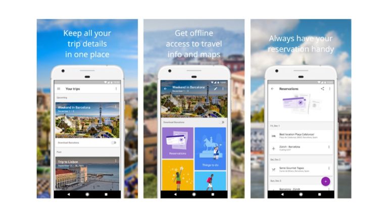 google trips