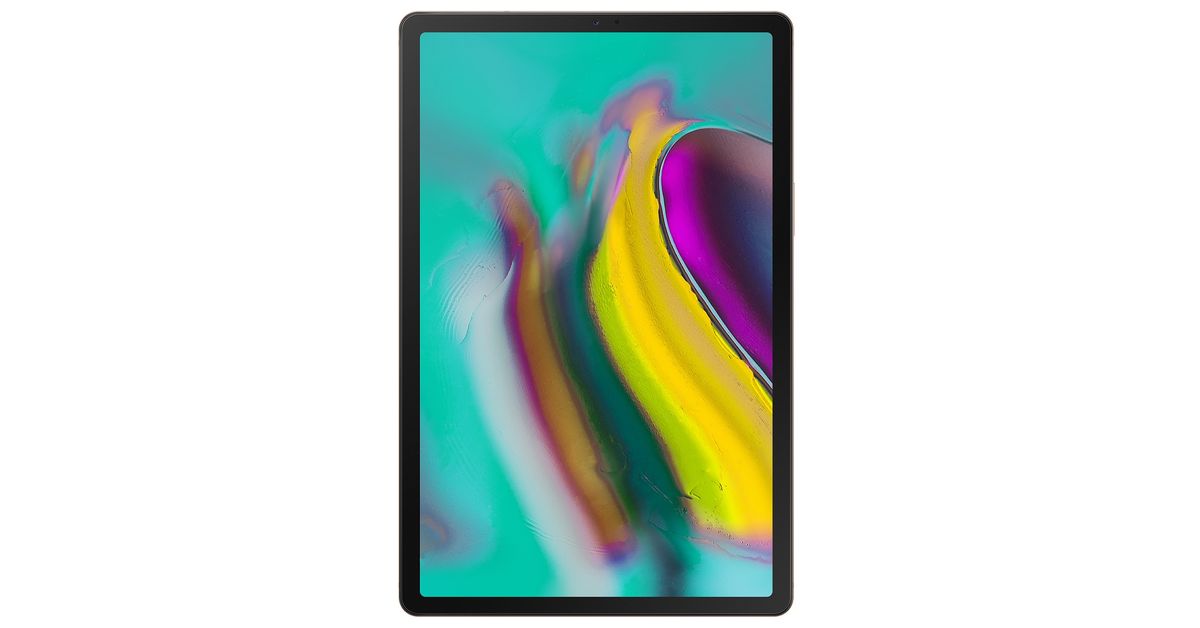 Samsung Galaxy Tab S5e and Galaxy Tab A10.1 with large displays
