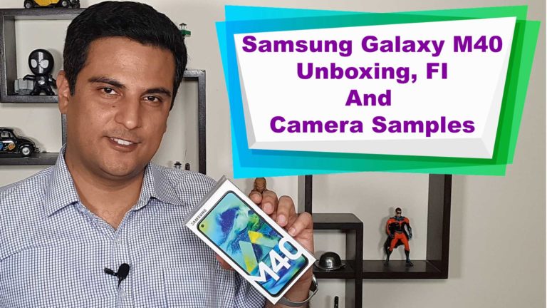 Samsung Galaxy M40 unboxing