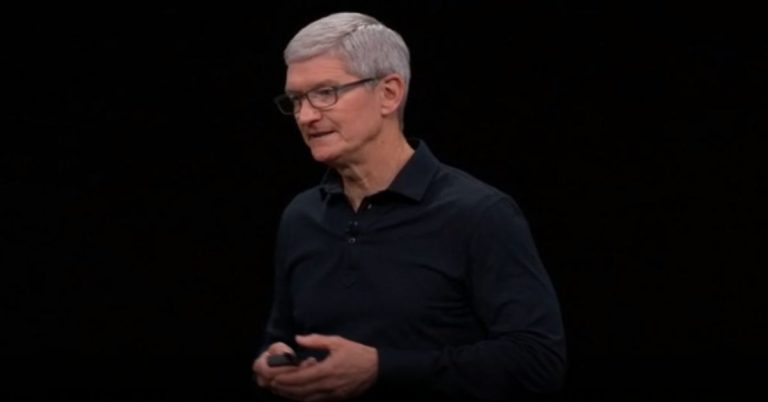 Apple CEO Tim Cook takes a jab at Android Pie while comparing it to iOS 12 at WWDC 2019