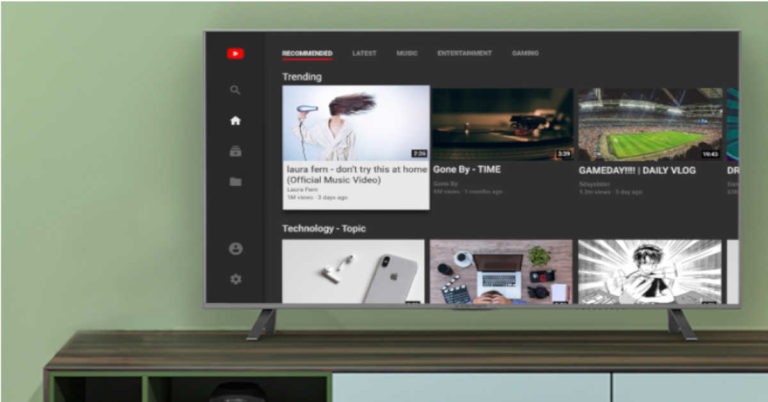 YouTube app on Amazon Fire TV