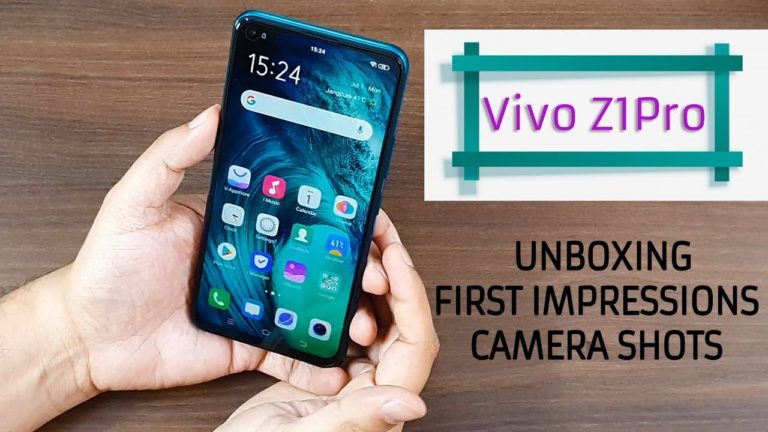[Video] Vivo Z1Pro Detailed Unboxing, First Impressions and Camera Shots