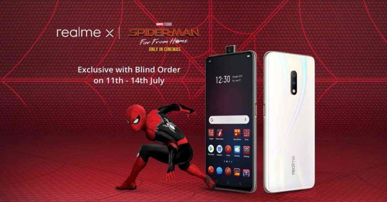 Realme X Spiderman: Far From Home Edition