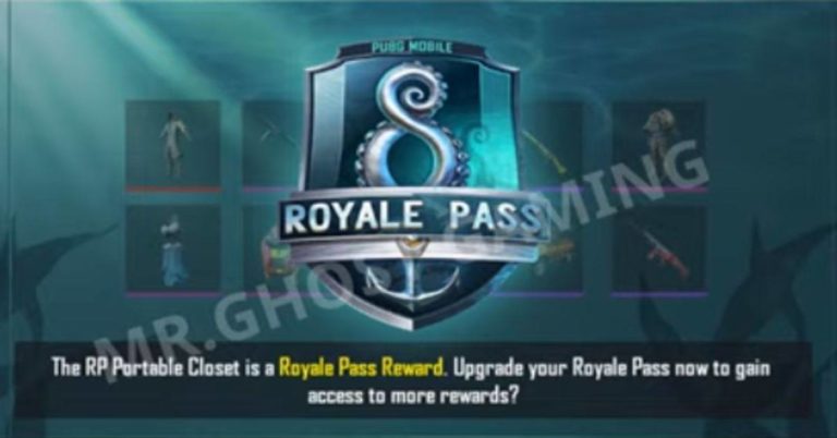 pubg mobile season 8 royale pass