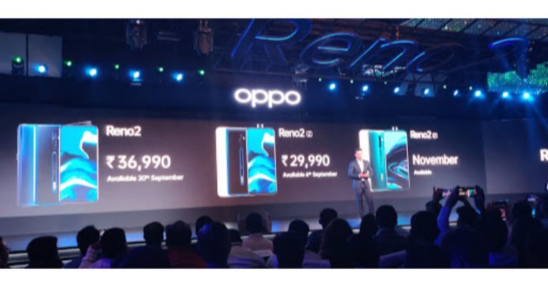 Oppo launched Reno 2 series of smartphone in India today