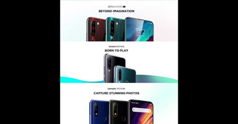Lenovo Z6 Pro, K10 Note and A6 Note to be launched on September 5 in India