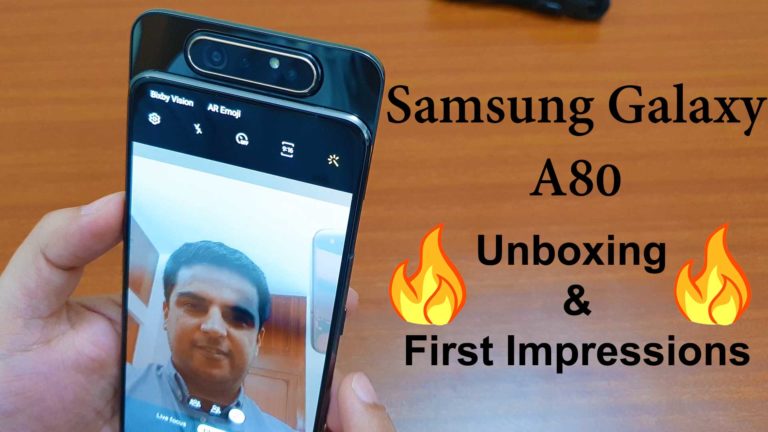 samsung galaxy a80 unboxing