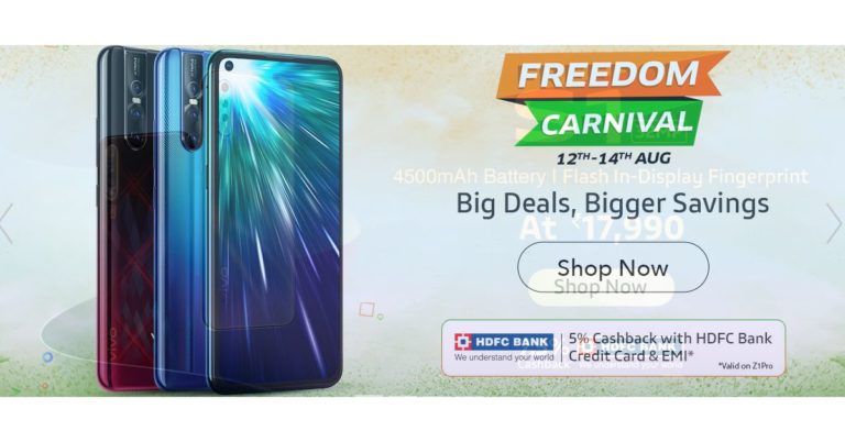 Vivo Freedom Carnival Sale