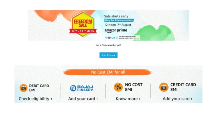 Amazon Freedom Sale