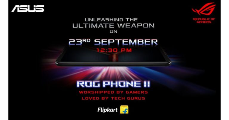 Asus ROG Phone 2 gaming-centric smartphone to launch in India on September 23