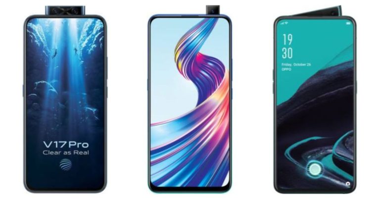 Compare: Vivo V17 Pro, V15 Pro and Oppo Reno 2