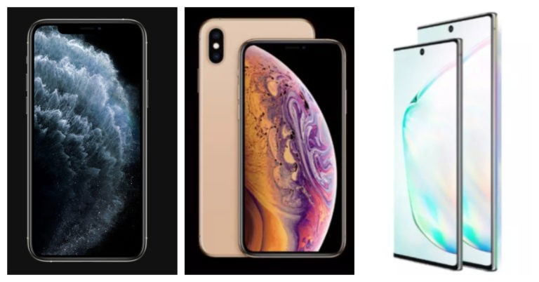 Compare: iPhone 11 Pro Max VS Apple iPhone XS Max VS Samsung Galaxy Note 10+