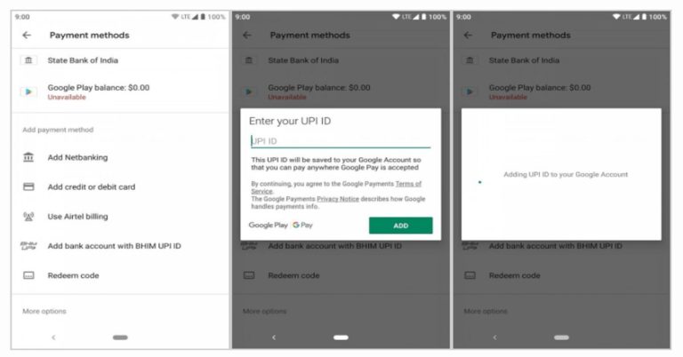 Google Play starts rolling out the UPI payment option in India