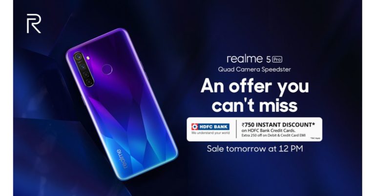 Realme 5 Pro to go on open sale starting today