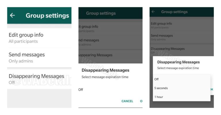 WhatsApp spotted testing 'disappearing messages' feature