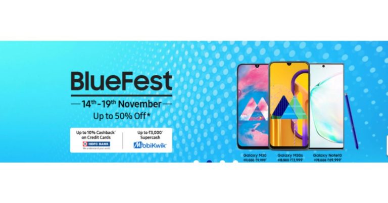 Samsung Blue Fest Sale goes live on Samsung India website: Up to 50 percent discount on Smartphones, Televisions and accessories