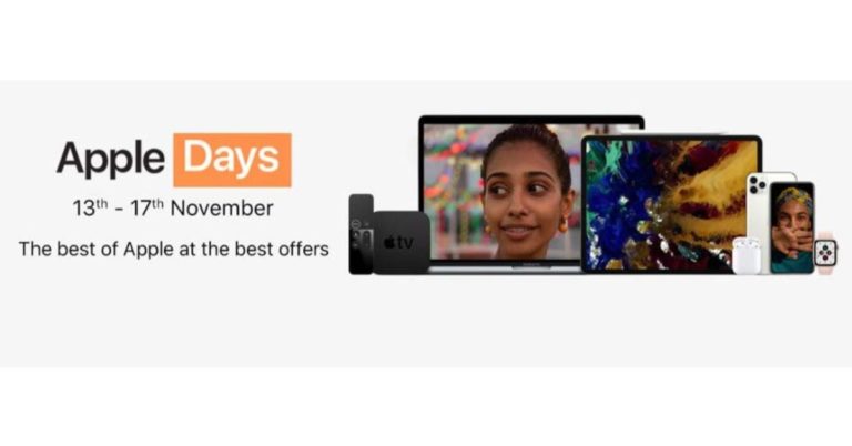 Amazon kicked off Apple Days Sale and Oppo Fantastic Days Sale will end on November 15