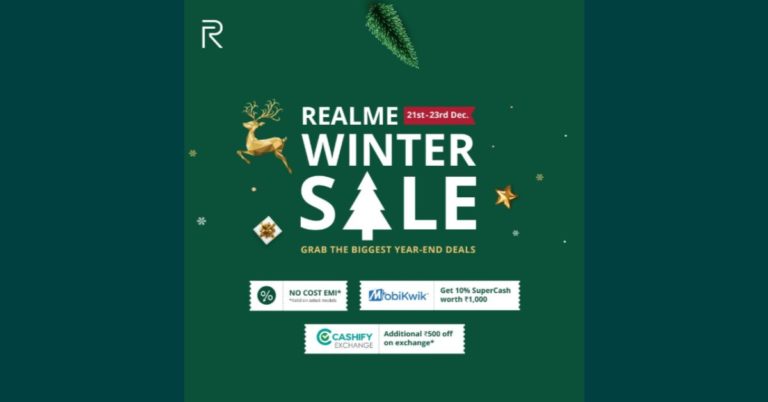 Realme Winter sale is now live: Discount and other details