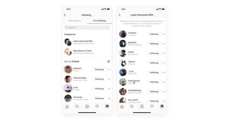 Instagram users can now see which accounts they least interact with: How to get the new feature