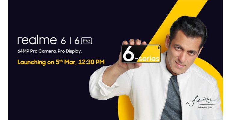 Realme 6 and Realme 6 Pro to launch on March 5 in India, registration for blind order begin