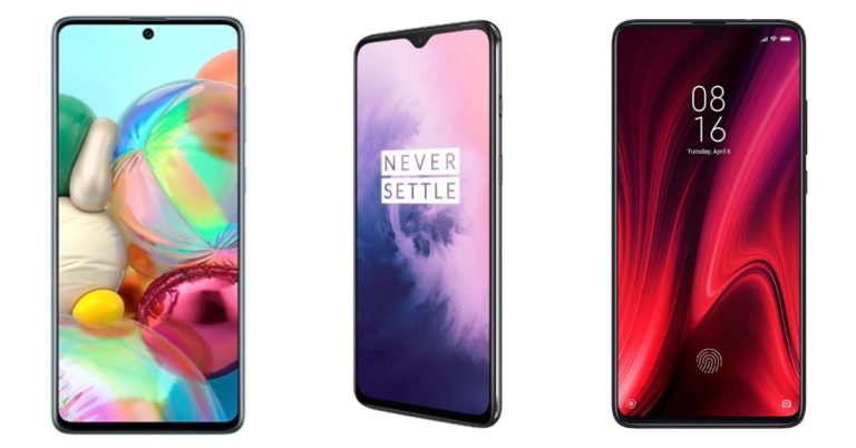 Comparison: Samsung Galaxy A71 VS OnePlus 7 VS Redmi K20 Pro