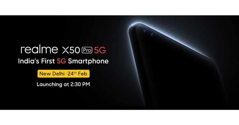 Realme X50 Pro 5G teased India’s first 5G smartphone to launch on February 24 ahead of iQoo by a day