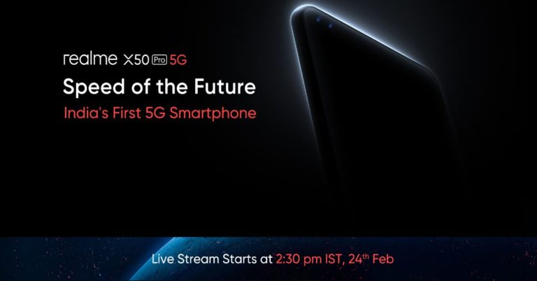 Realme X50 Pro 5G with Snapdragon 865 chipset going to launch in India today: How to watch the live stream
