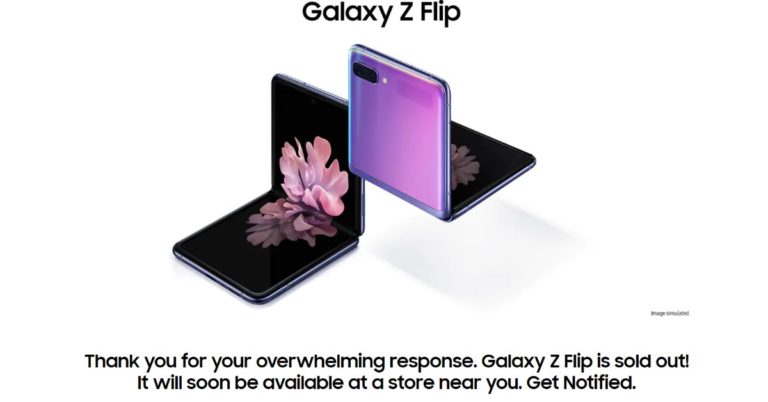 Samsung Galaxy Z Flip pre-orders sold out within less than an hour in India for the second time