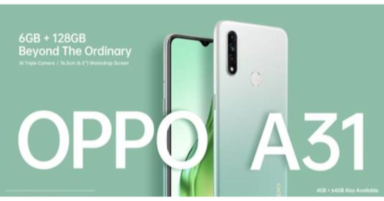 Oppo A31 with MediaTek Helio P35 processor launched in India: Specifications and pricing