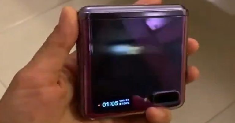 Samsung Galaxy Z Flip hands-on view leaked online